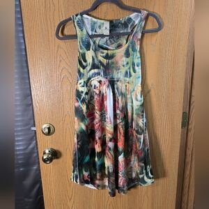 S-Twelve Multicolor Abstract Y2k Mini Dress